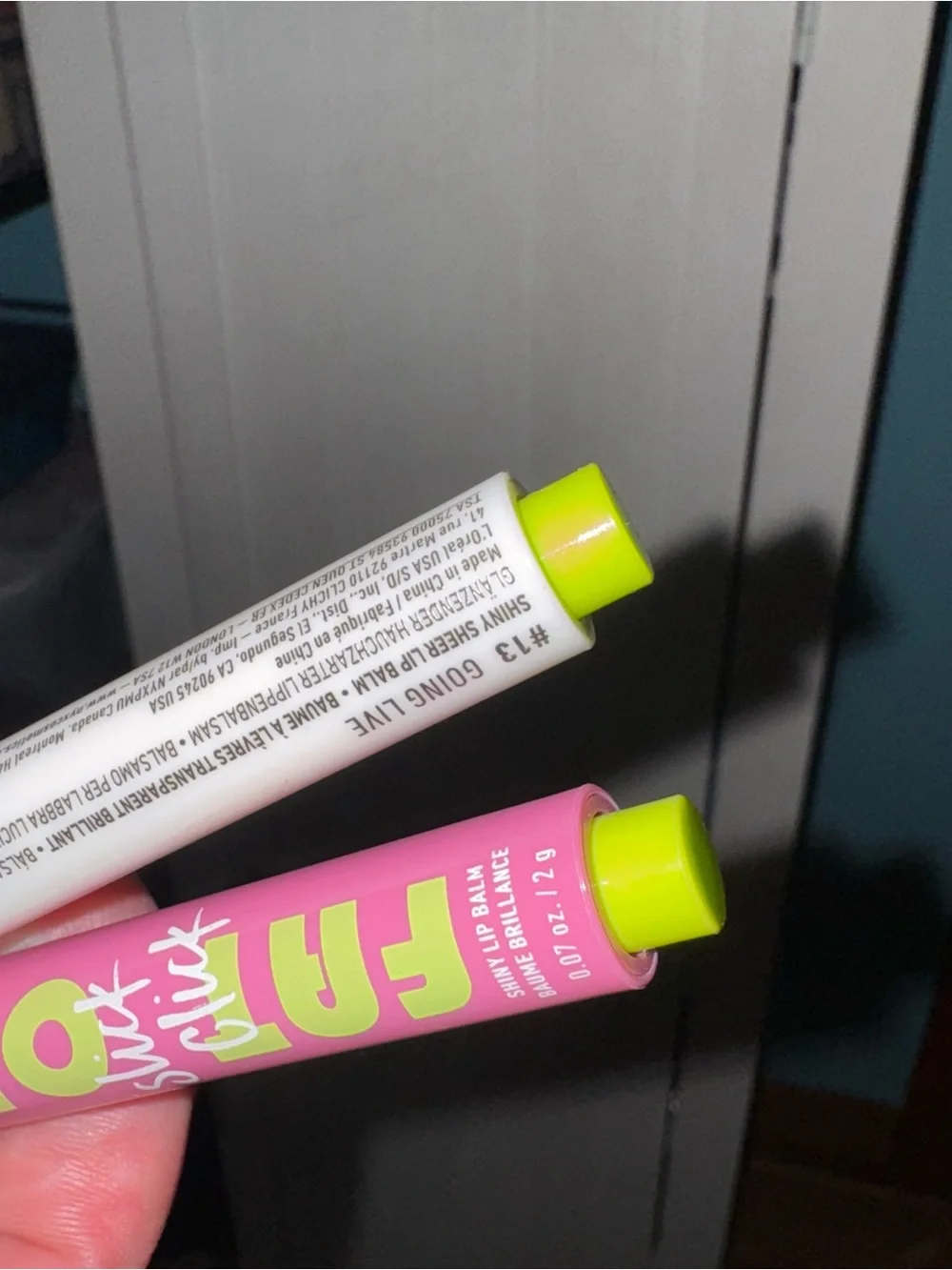 Slick click lip balms - set of 2
